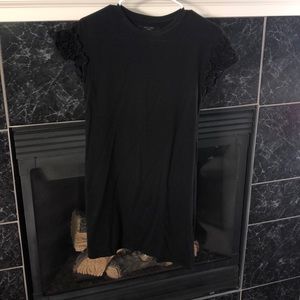 All saints black x-small mini dress